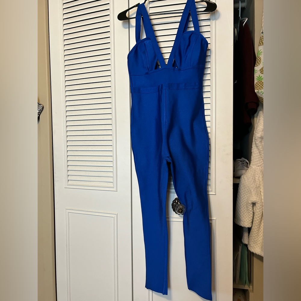 Vibrant Blue Jumpsuit
